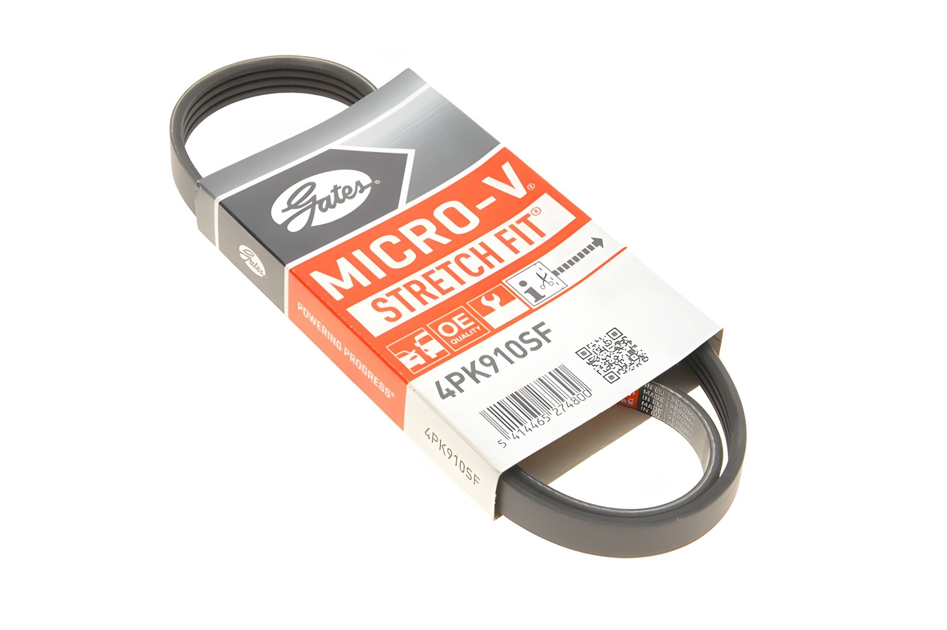 Поликлиновый ремень для MITSUBISHI OUTLANDER, GATES (4PK910SF) Поликлиновый ремень для MITSUBISHI OUTLANDER, GATES (4PK910SF)