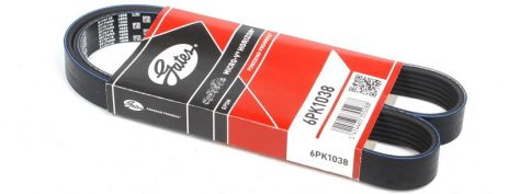 Поликлиновый ремень FORD USA, TOYOTA SIENNA, GATES (6PK1038)