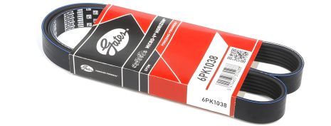 Полікліновий ремінь USA FORD, SIENNA TOYOTA, GATES (6PK1038)