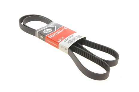Поликлиновый ремень VOLVO V90, VW LT, GATES (6PK1753)