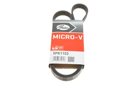 Поликлиновой ремень для CHEVROLET ASTRO, ACURA NSX, GATES (5PK1103)
