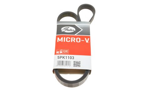 Полікліновий ремінь для CHEVROLET ASTRO, ACURA NSX, GATES (5PK1103) Полікліновий ремінь для CHEVROLET ASTRO, ACURA NSX, GATES (5PK1103)