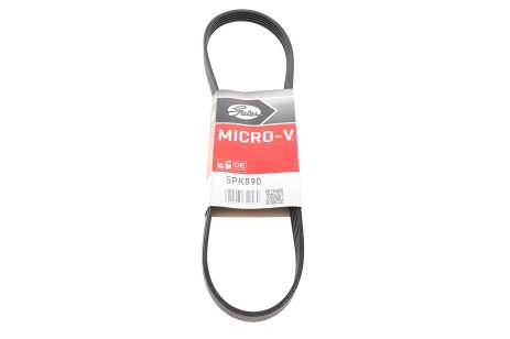 Полікліновий ремінь FORD KUGA, HYUNDAI SOLARIS, GATES (5PK890) Полікліновий ремінь FORD KUGA, HYUNDAI SOLARIS, GATES (5PK890)