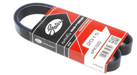 Полікліновий ремінь для SKODA OCTAVIA, VW GOLF, виробник GATES 6PK1000