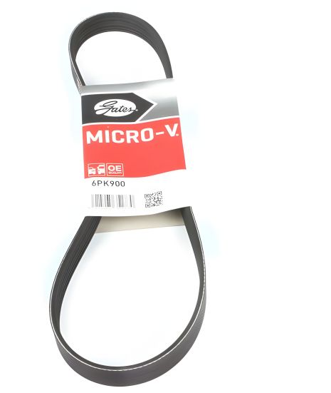 Поликлиновый ремень для SKODA OCTAVIA и SEAT ALTEA, GATES (6PK900)