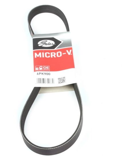 Поликлиновый ремень SKODA OCTAVIA, SEAT ALTEA, GATES (6PK900)