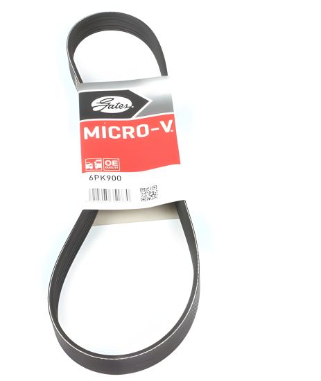 Поликлиновый ремень для SKODA OCTAVIA и SEAT ALTEA, GATES (6PK900) Поликлиновый ремень для SKODA OCTAVIA и SEAT ALTEA, GATES (6PK900)