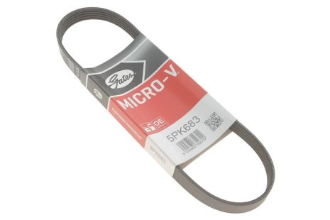 Полікліновий ремінь SUBARU LEGACY, MAZDA 626, GATES (5PK683)
