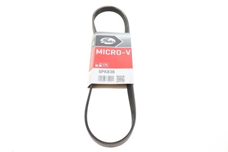 Поликлиновый ремень FORD USA, HONDA INSPIRE, GATES (5PK838)