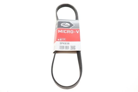 Поликлиновый ремень FORD USA, HONDA INSPIRE, GATES (5PK838)