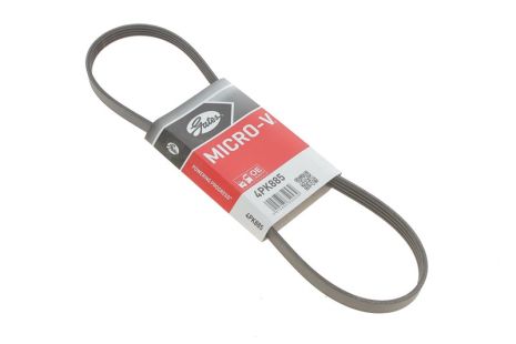 Полікліновий ремінь VAUXHALL ASTRAVAN, OPEL ASTRA, GATES (4PK885)