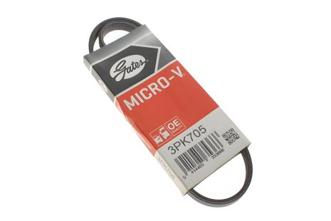 Полікліновий ремінь GATES RENAULT CLIO (3PK705)