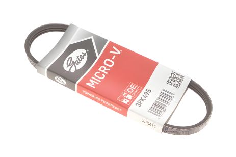 Поликлиновой ремень для GEO TRACKER и Suzuki GRAND VITARA, GATES (3PK495)