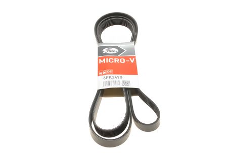 Полікліновий ремінь GATES (6PK2490), DODGE GRAND, LINCOLN MARK Полікліновий ремінь GATES (6PK2490), DODGE GRAND, LINCOLN MARK