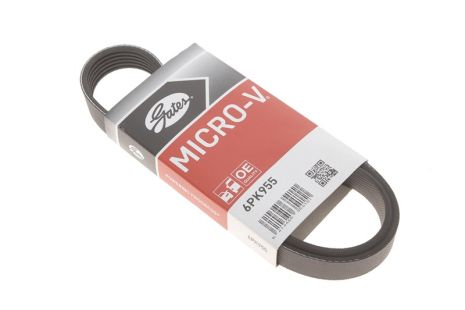 Полікліновий ремінь PEUGEOT 4008, HYUNDAI i30, GATES (6PK955)