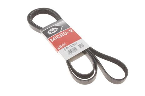 Поликлиновый ремень ISUZU ASCENDER, CHEVROLET EXPRESS, GATES (6PK2345)