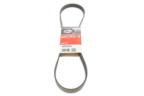 Полікліновий ремінь SKODA OCTAVIA, NISSAN CEFIRO, GATES (6PK1098)