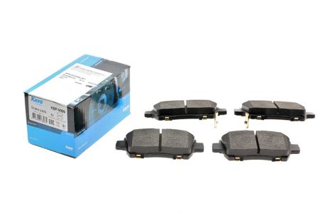 Колодки передні гальмівні Toyota Yaris/Prius 99-05 (akebono), KAVO PARTS (KBP9009)