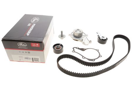 Насос водяний + комплект ГРМ DS DS, CITROËN C3, FORD FIESTA, GATES (KP15657XS)