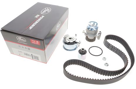 Комплект ГРМ з помпою для Volkswagen POLO III/IV, Skoda FABIA, виробник GATES (KP55569XS2)