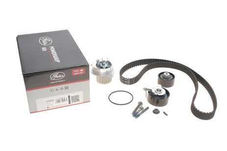 Водяний насос + комплект ГРМ Citroen Berlingo/Peugeot 206 1.6, GATES (KP35581XS)