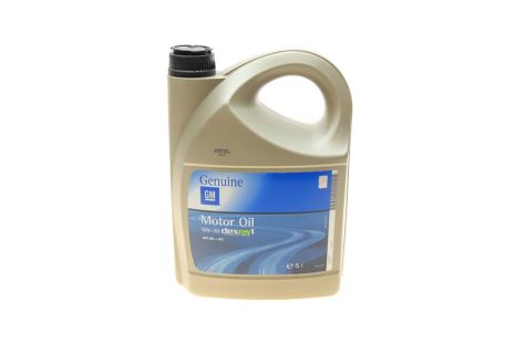 Масло моторное 5W-30 синтетическое GM Dexos 1 Gen2 5л (95599877)