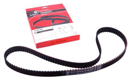 Пас зубч. ГРМ OPEL ASTRA F, VECTRA A, B 1,7 TD, GATES (5193XS)