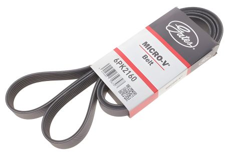 Генераторный ремень 6PK2160 Vito OM611 (+AC), GATES (6PK2160)