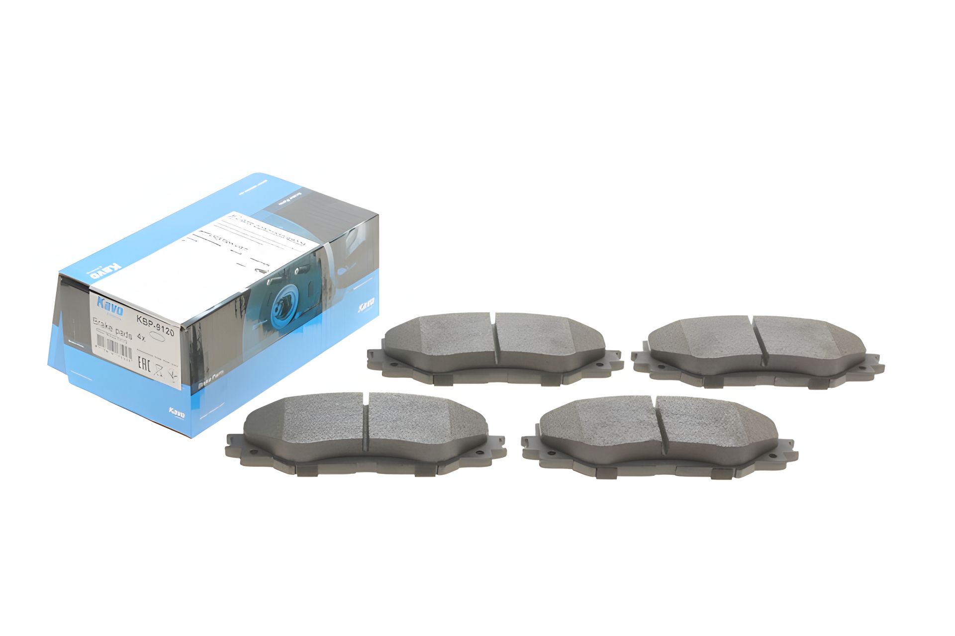 Гальмівні колодки передні Auris/Corolla/RAV4 02-, KAVO PARTS (KBP9120) Гальмівні колодки передні Auris/Corolla/RAV4 02-, KAVO PARTS (KBP9120)