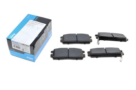 Гальмівні колодки задні Chevrolet Captiva 06- (akebono), KAVO PARTS (KBP1010)