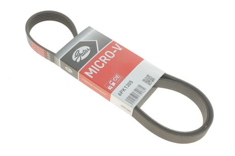 Ремень генератора ручейковый MAZDA 3 2.0, GATES (6PK1305) (LF51-15-909)