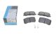 Задні гальмівні колодки Outlander/Lancer/Pajero 90-, KAVO PARTS (KBP5515)