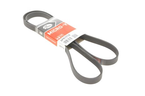 Поликлиновый ремень, vw lt 2.5tdi 00- (-ac) / t4 2.4d / 2.5tdi 96- GATES (6PK1718)