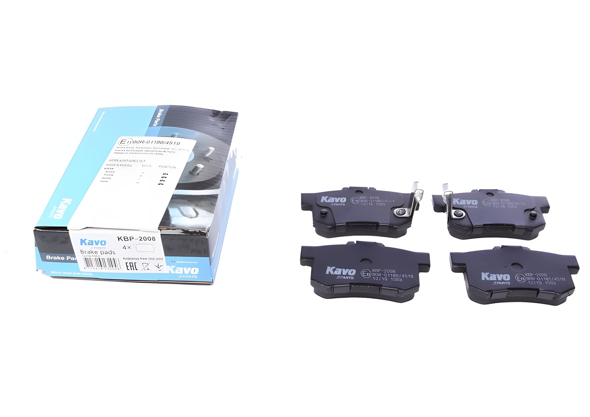 Задні гальмівні колодки Suzuki SX4/Accord/Civic 90-, KAVO PARTS (KBP2008) Задні гальмівні колодки Suzuki SX4/Accord/Civic 90-, KAVO PARTS (KBP2008)