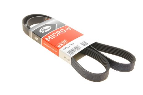 Генераторний ремінь 6PK1320 для Combo 1.3CDTi 05- (+AC), марка GATES (6PK1320)