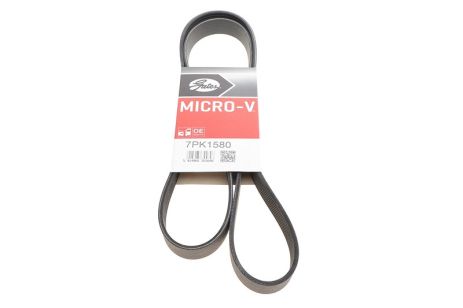 Ремень генератора ручейковый BMW, GATES (7PK1580) (11281702898)