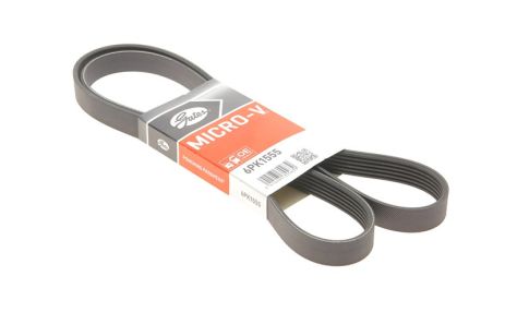 Ремень генератора ручейковый Aveo (T300) 1.6, GATES (6PK1555) (55580052)
