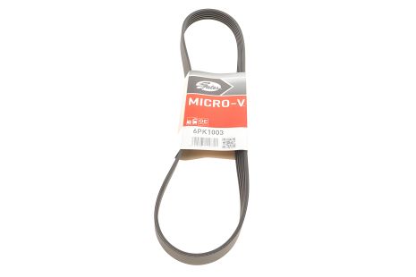 Струмковий ремінь генератора ВАЗ 1118 (з ГУР + кондиціонер), GATES (6PK1003) (1118-1041020) Струмковий ремінь генератора ВАЗ 1118 (з ГУР + кондиціонер), GATES (6PK1003) (1118-1041020)