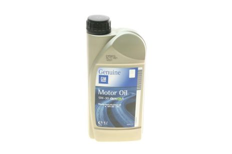 Олива моторна 5W-30 синтетична GM Dexos 1 Gen2 1л (95599919)