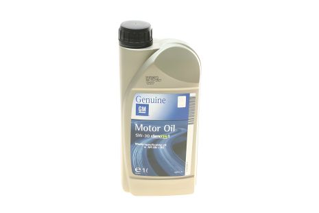 Олива моторна 5W-30 синтетична GM Dexos 1 Gen2 1л (95599919)