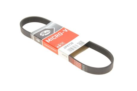 Ремень генератора ручейковый ВАЗ 2110 16v, GATES (6PK738) (2110-3701720)