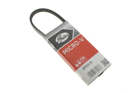 Ремень ГУР ручейковый CK, GATES (3PK515) (3412012105)