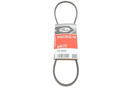 Поликлиновый ремень SEAT TOLEDO, VW GOLF, GATES (2PJ800)