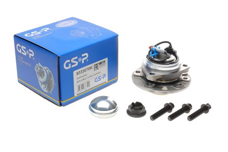 Комплект маточинного підшипника OPEL ZAFIRA, OPEL ASTRA, GSP (9333070K)