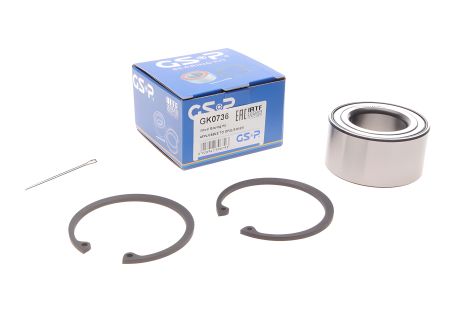 Комплект підшипника маточини колеса CHEVROLET LANOS, ROVER CITYROVER, DAEWOO ARANOS, GSP (GK0736) (Підшипники)