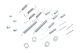 105-0712 QUICK BRAKE Комплект пружинок колодок ручника VW T4 1.8-2.5TDI 90-03