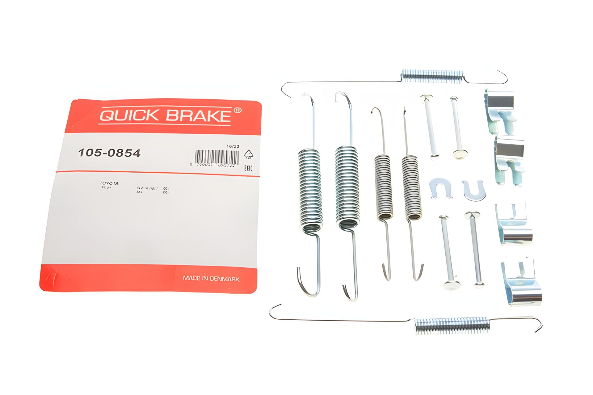 105-0854 QUICK BRAKE Комплект пружинок колодок ручного гальма 105-0854 QUICK BRAKE Комплект пружинок колодок ручного гальма