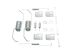 Монтажный к-кт тормозных колодок SUZUKI JIMNY, HONDA CIVIC, HONDA HR-V, QUICK BRAKE (1050743)