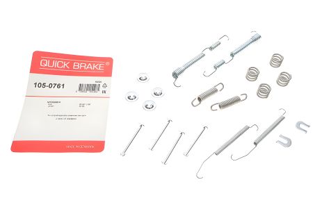 К-кт монтажний гальмівних колодок MITSUBISHI LANCER, MITSUBISHI COLT, QUICK BRAKE (1050761) К-кт монтажний гальмівних колодок MITSUBISHI LANCER, MITSUBISHI COLT, QUICK BRAKE (1050761)