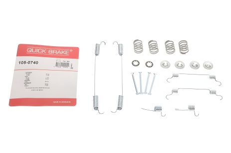 Набір пружинок гальмівних колодок 105-0740 QUICK BRAKE для Fiat Scudo 94- (255x60) (Bendix) Набір пружинок гальмівних колодок 105-0740 QUICK BRAKE для Fiat Scudo 94- (255x60) (Bendix)